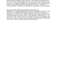 Owen Sheridan Additional Information