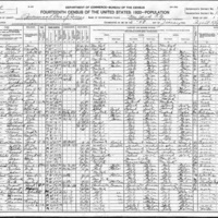Mary Connell; 1920 Census