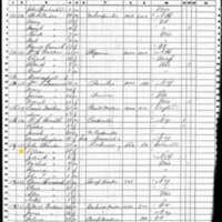 Ellen Bourke; 1860 Census