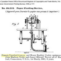Francis Crawford Graves' Patent