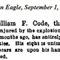 William F. Code's Injury (2)