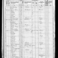John Roche; 1860 Census