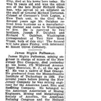 Richard Oulahan's Son's (John) Obituary