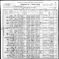 Michael William Wherty; 1900 Census