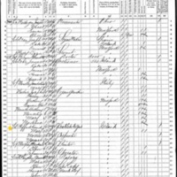 David and Mary Clifford; 1870 Census