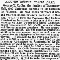 Ann Maria Coffin's Husband's Obituary