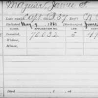 James T. Maguire Pension Index Card