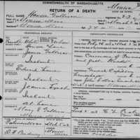 Honora Galavan's Death Certificate
