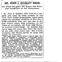 Daniel J. Quigley's Obituary