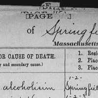 Jeremiah K. O'Keeffe's Son's Death Record