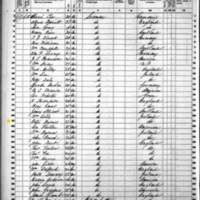 Peter Byrnes; 1860 Census
