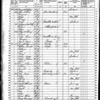 Peter Caffary; 1860 Census (2)